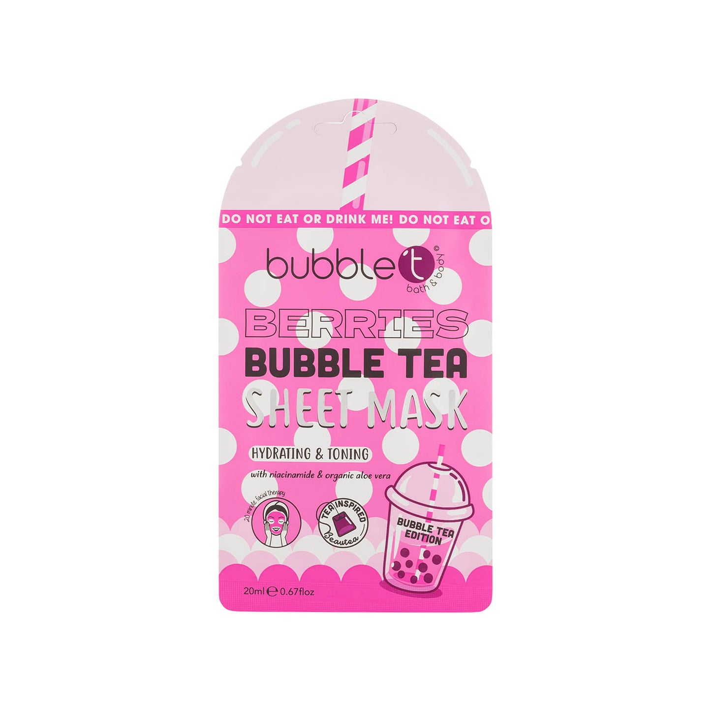 Bubble Tea Berries Hydrating Sheet Mask (20ml)