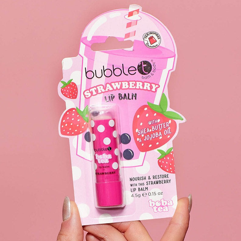 Boba Tea Strawberry Lip Balm (4.5g)