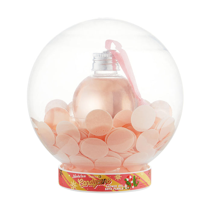 Candy Cane Shower Gel Bauble Gift Set