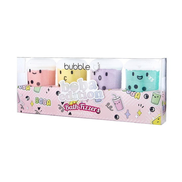 Boba Tea Bath Bomb Fizzer Gift Set (4 x 100g)