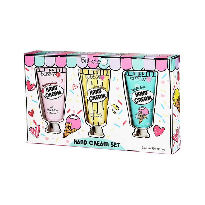 Hand Cream Gift Set - Lemon Sorbet, Pistachio & Strawberry