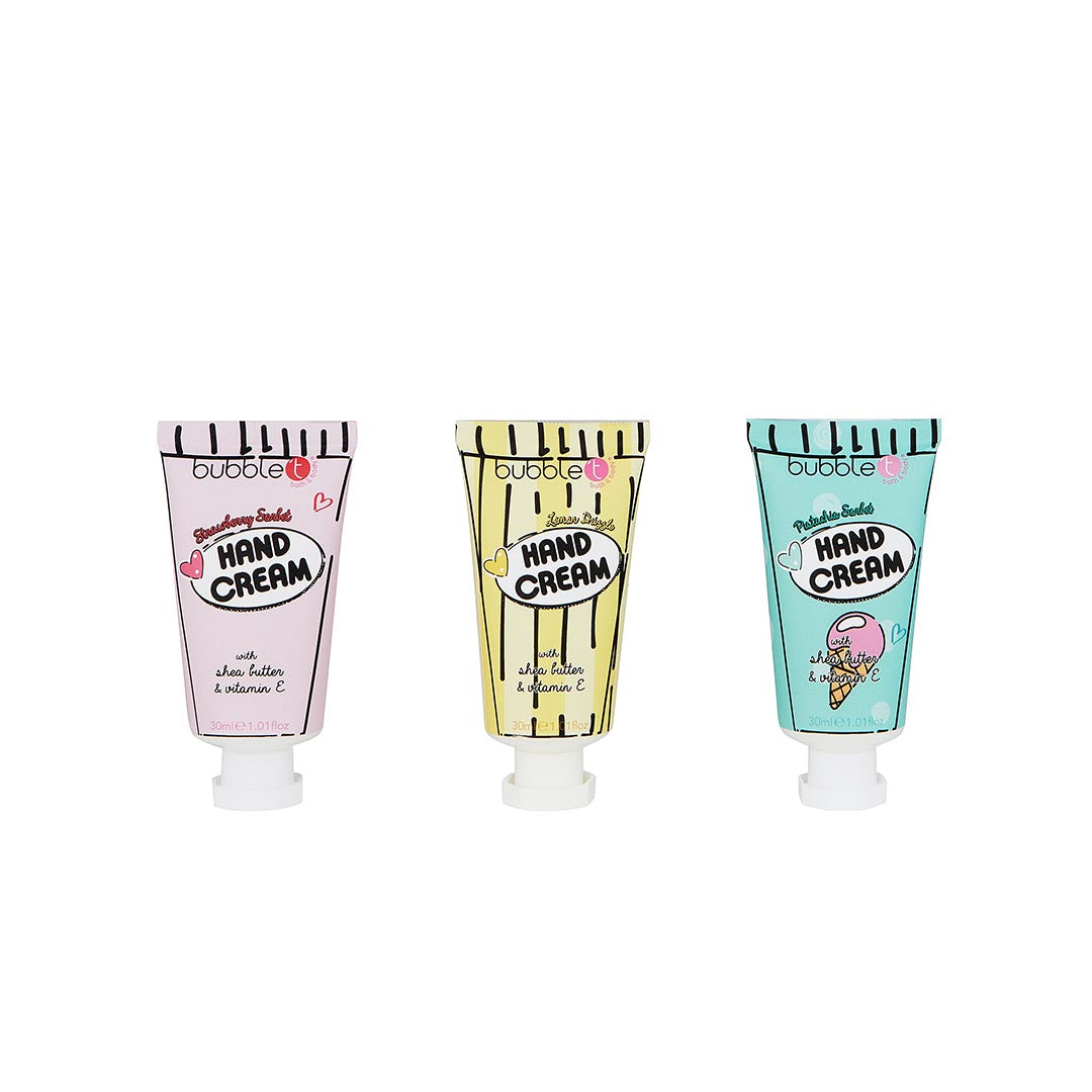Hand Cream Gift Set - Lemon Sorbet, Pistachio & Strawberry