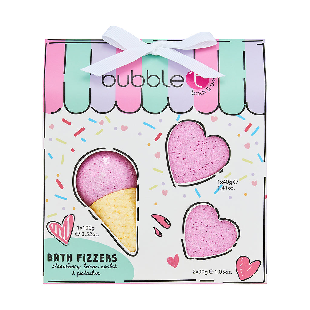 Ice Cream Bath Bomb Fizzer Gift Set - Set of 3