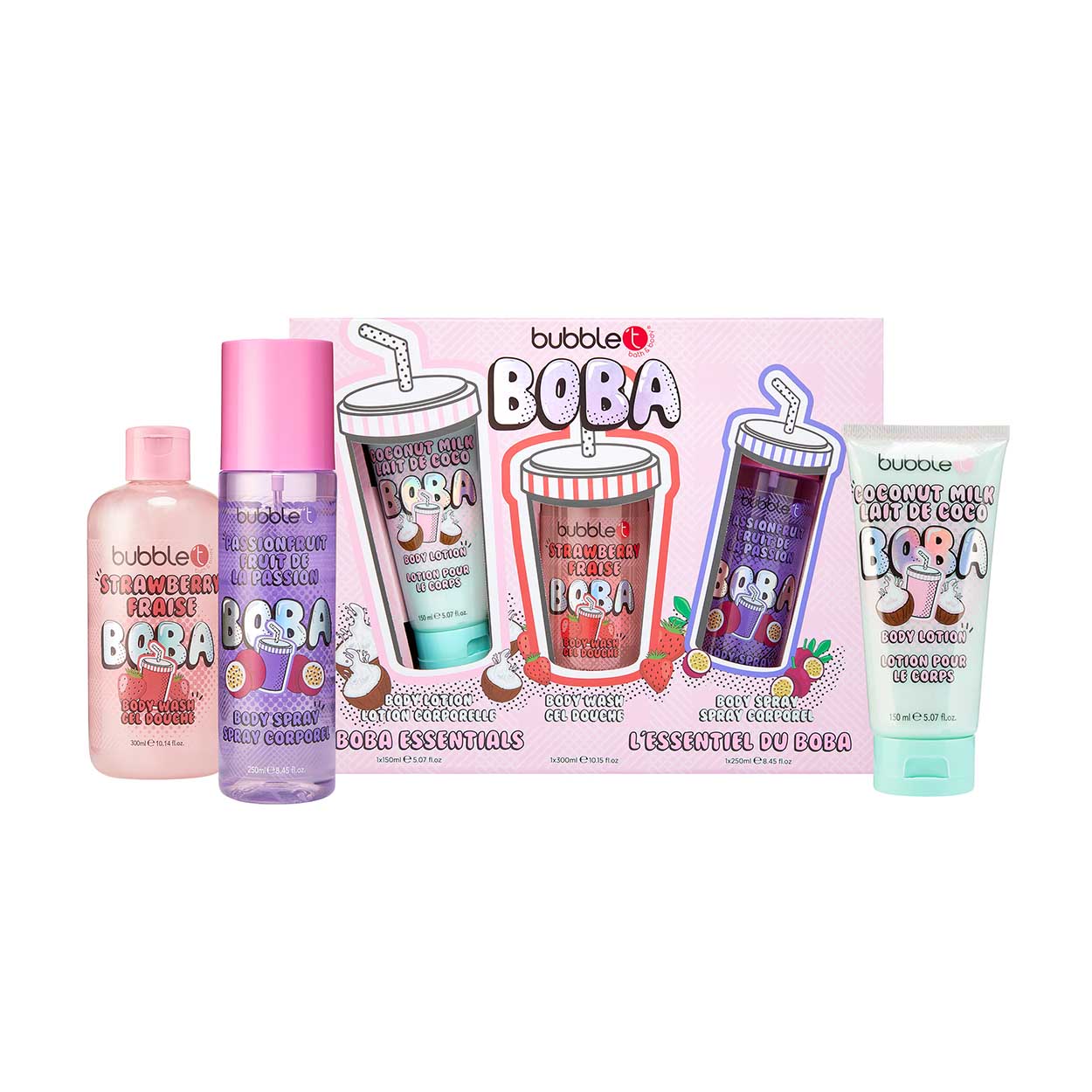 Boba Tea Bathroom Essentials Gift Set