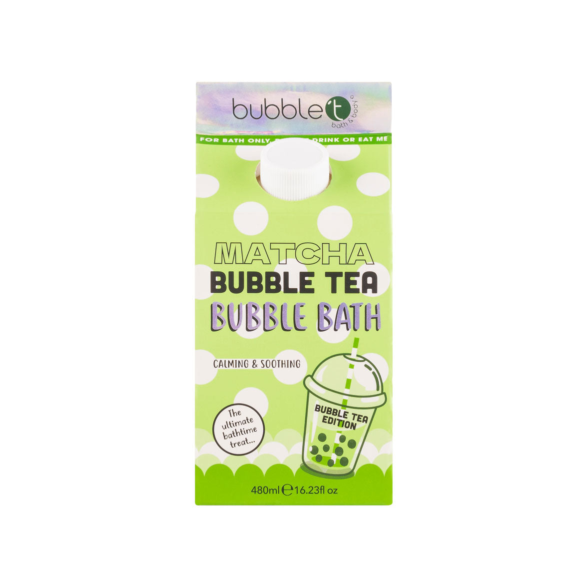 Bubble Tea Matcha Bubble Bath (480ml)