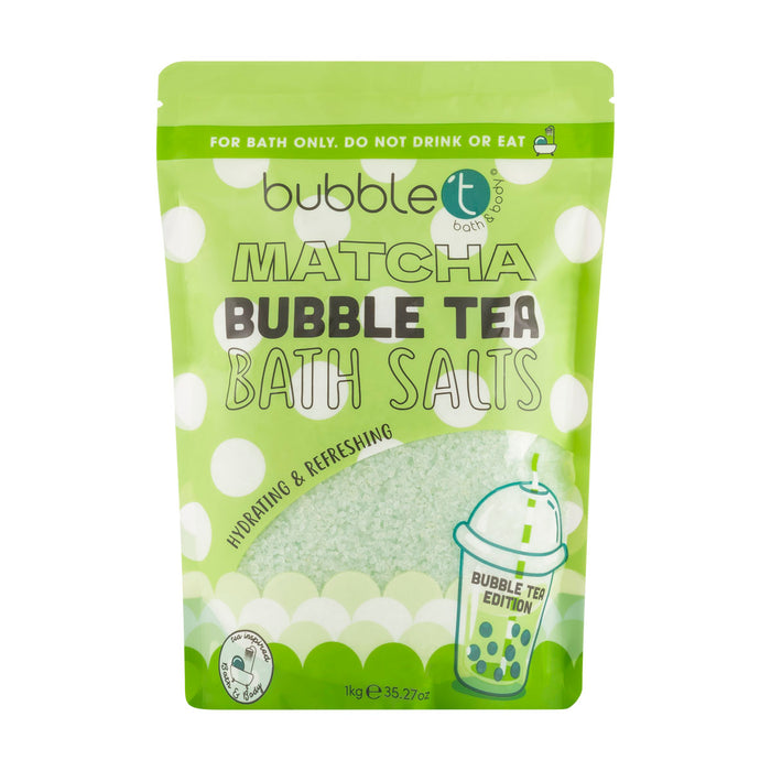 Matcha Bath Salts - Bubble Tea Edition (1KG)